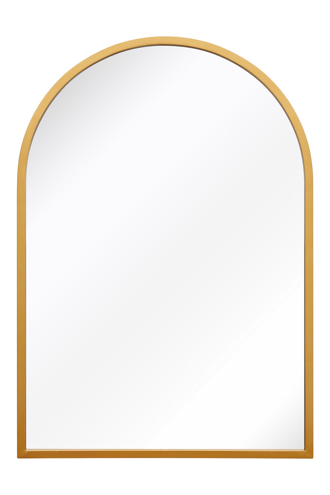 The Arcadia - Elegant Gold Arched Garden Mirror 39" X 27" (100CM X 70CM) for Indoor and Outdoor Use!-2