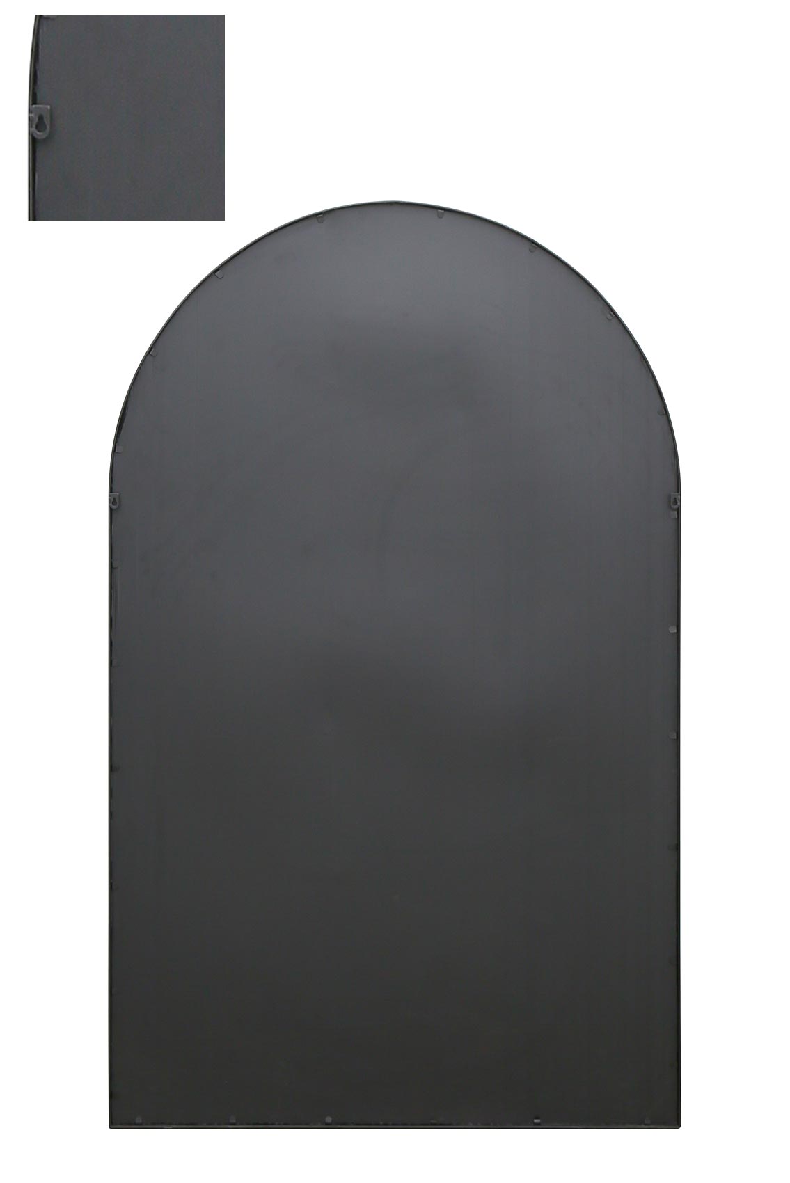 The Arcus Garden Mirror - Elegant Arched Design with Black Frame, 75" x 47" (190 x 120CM) for Indoor and Outdoor Use!-6