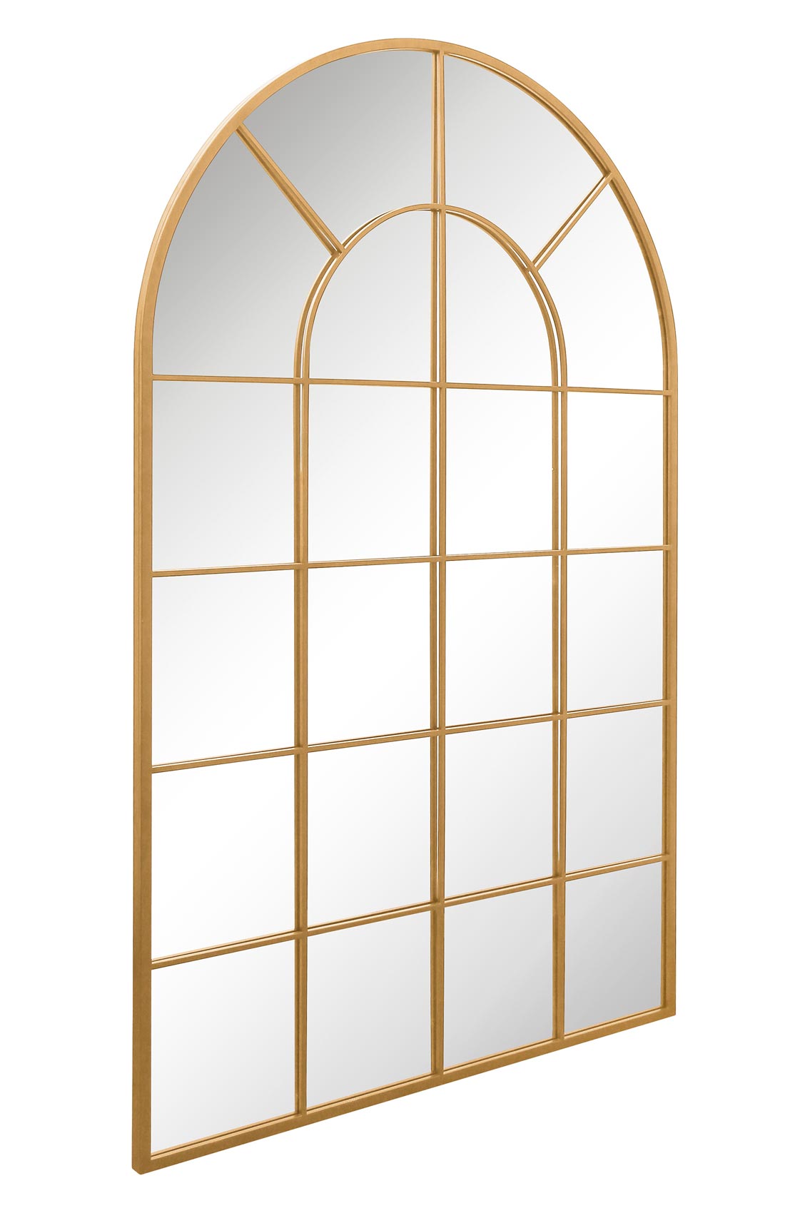 The Elegance - 75" X 47" Gold Framed Arched Garden Mirror for Indoor and Outdoor Use 190 x 120CM-4