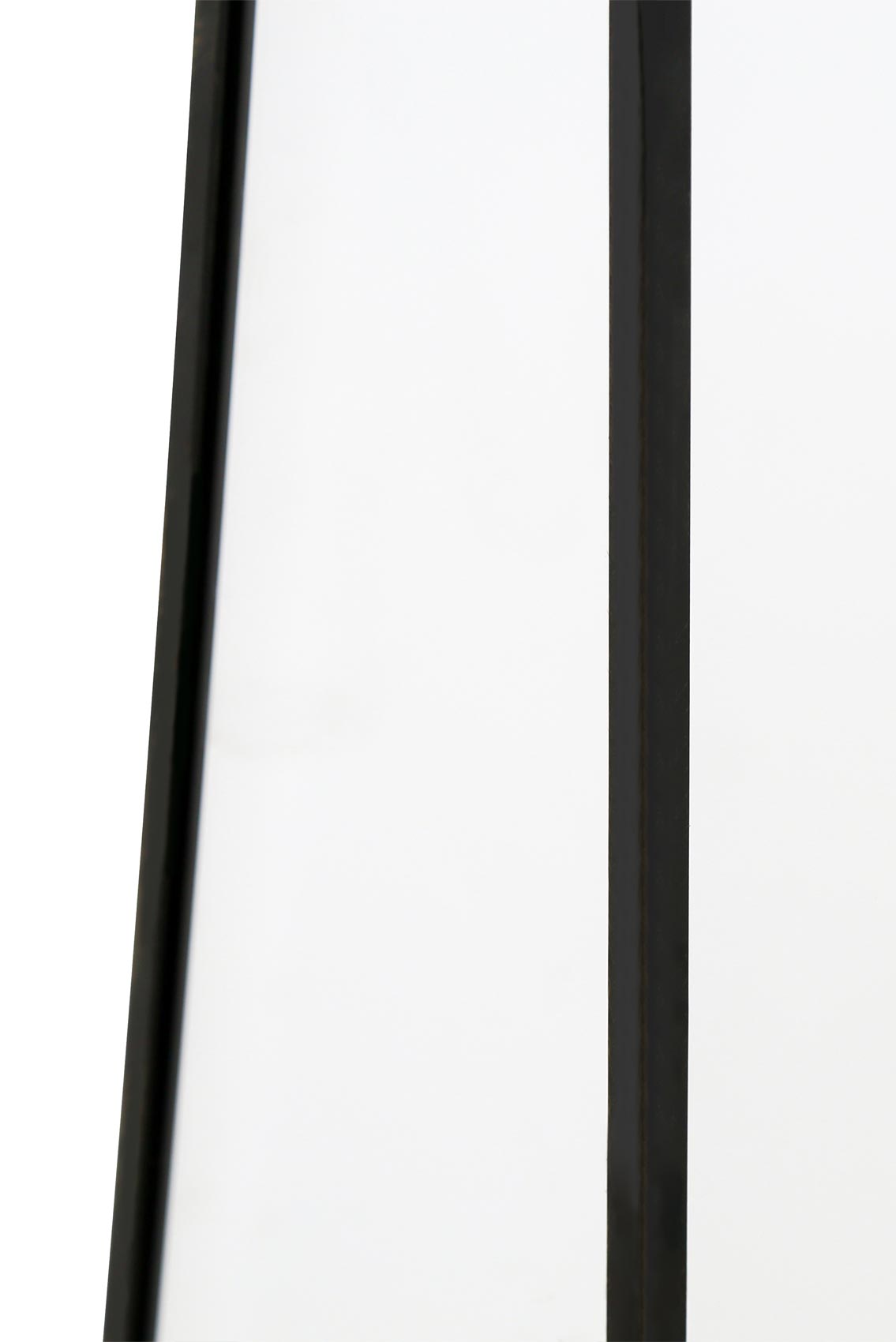 Elegant Black Metal Framed Mirrored Garden Obelisk - 59" X 12" X 12" (150CM X 30CM X 30CM)-8