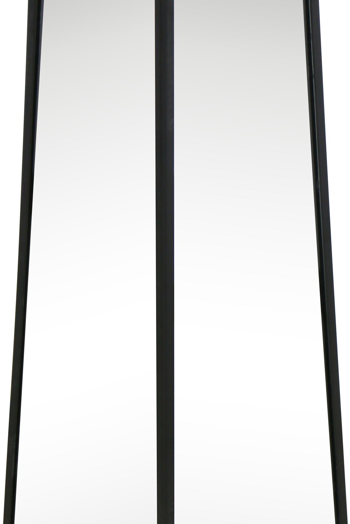 Sleek Black Metal Framed Reflective Garden Obelisk 47" X 10" X 10" (120CM X 25CM X 25CM)-8