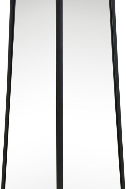 Sleek Black Metal Framed Reflective Garden Obelisk 47" X 10" X 10" (120CM X 25CM X 25CM)-5