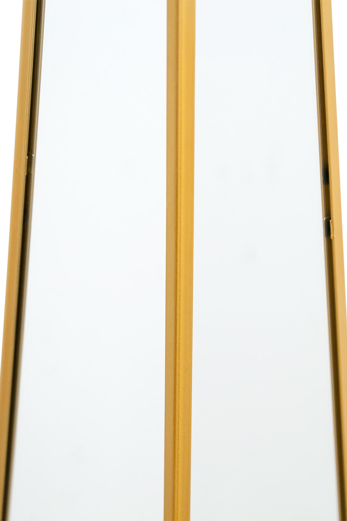 Elegant Gold-Trimmed Mirrored Garden Obelisk - 39" X 8" X 8" (100CM X 20CM X 20CM)-10