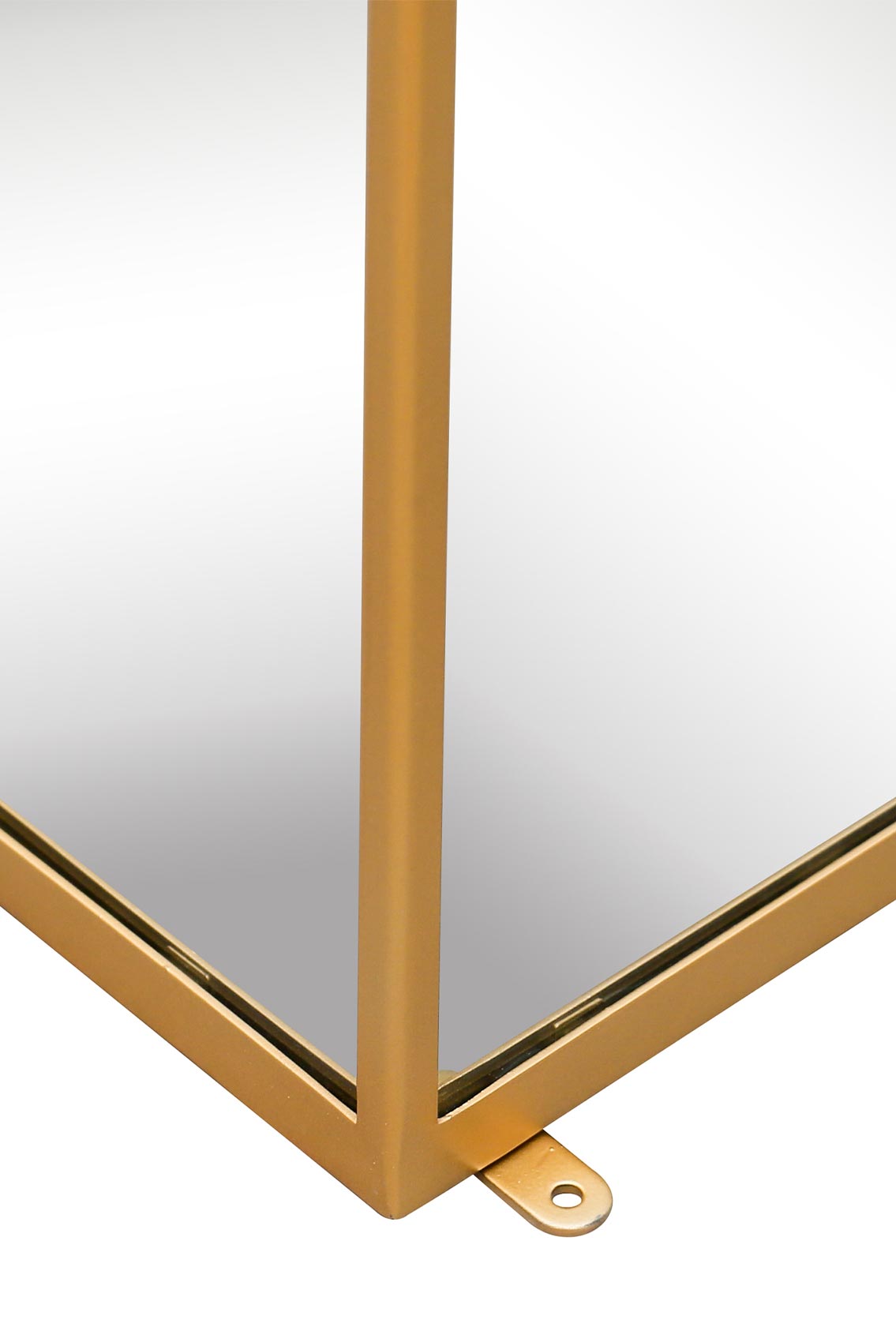 Elegant Gold-Trimmed Mirrored Garden Obelisk - 39" X 8" X 8" (100CM X 20CM X 20CM)-12