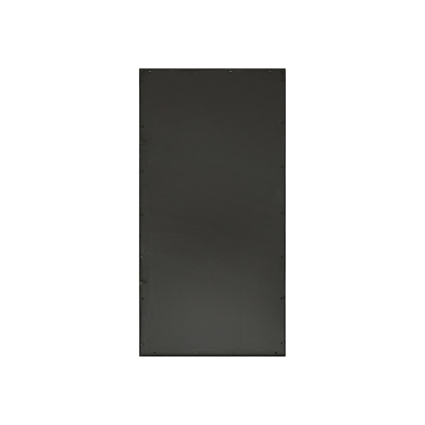 The Reflecta - Sleek Black Metal Framed Leaning or Wall-Mounted Garden Mirror 63" X 31" (160CM X 80CM)-12