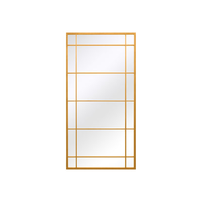 The Luxe Gold Framed Leaner Mirror for Garden or Wall - 63" x 31" (160CM x 80CM)-8