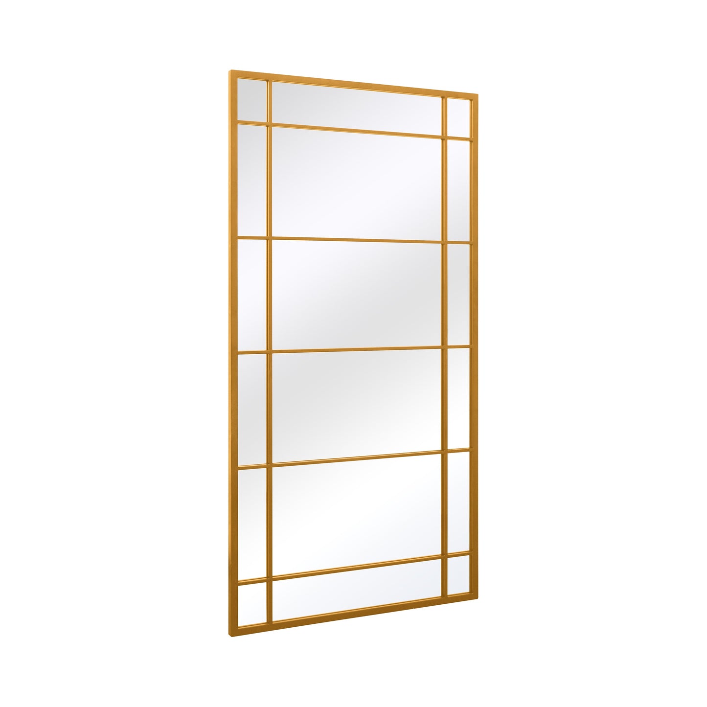 The Luxe Gold Framed Leaner Mirror for Garden or Wall - 63" x 31" (160CM x 80CM)-4