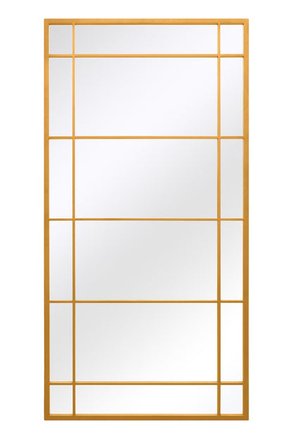 The Luxe Gold Framed Leaner Mirror for Garden or Wall - 63" x 31" (160CM x 80CM)-2