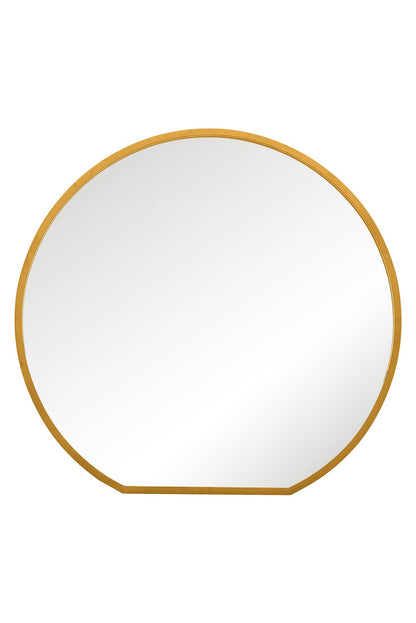 The Radiance - Gold Framed Round Garden Wall Mirror - Ideal for Your Mantle! 41" X 39" (105CM X 100CM)-3