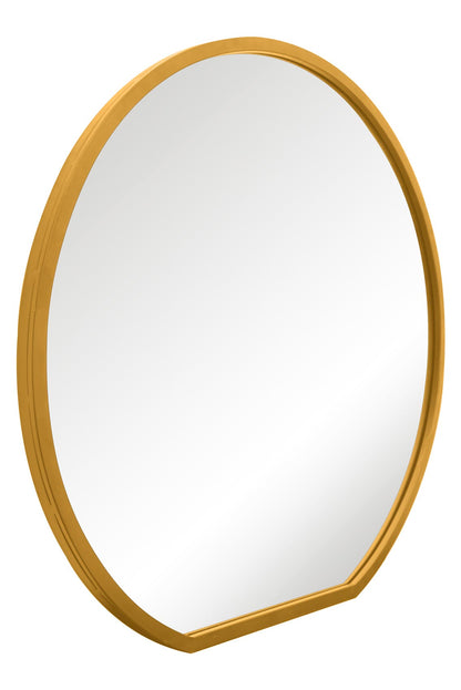 The Radiance - Gold Framed Round Garden Wall Mirror - Ideal for Your Mantle! 41" X 39" (105CM X 100CM)-5