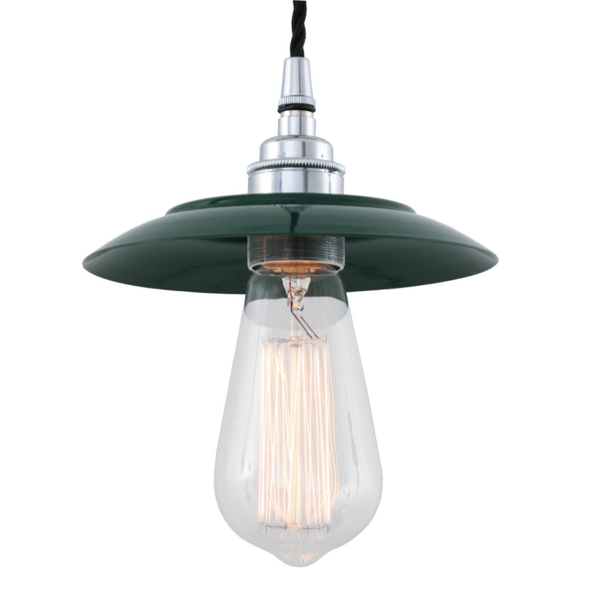 Reznor Industrial Brass Pendant Light