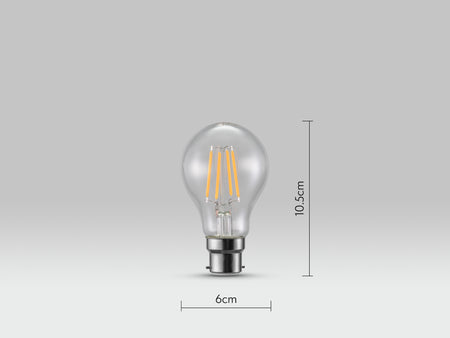 Bulb B22 (BC) LED dimensions 