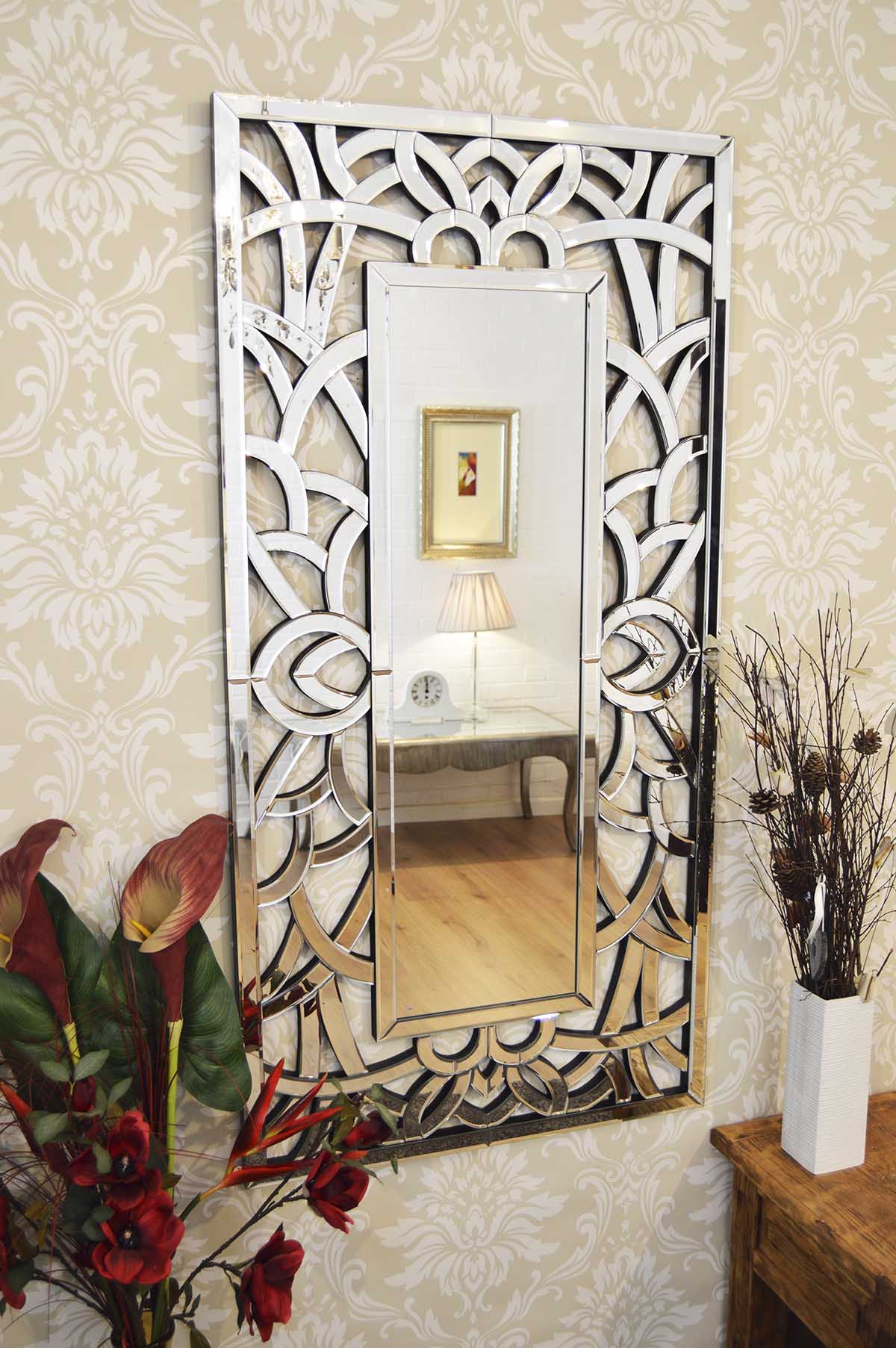 Sleek Full-Length Glass Mirror 150 x 75 CM-1