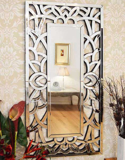 Sleek Full-Length Glass Mirror 150 x 75 CM-3