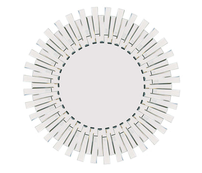 Radiant All-Glass Decorative Round Mirror 120 x 120 CM-4