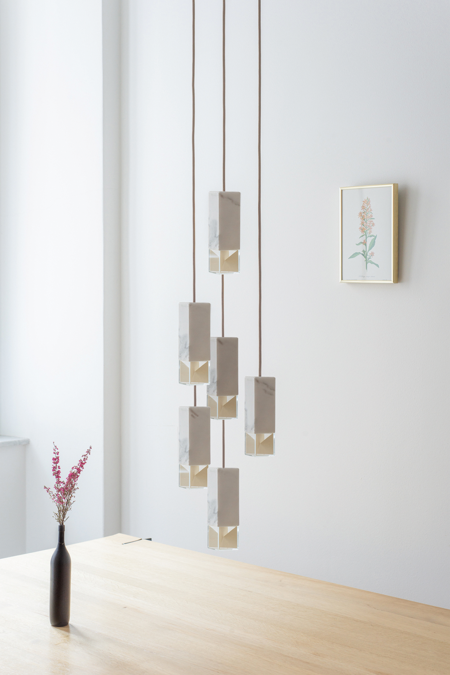 Lamp/ One Marble  6- Light Chandelier lifestyle image