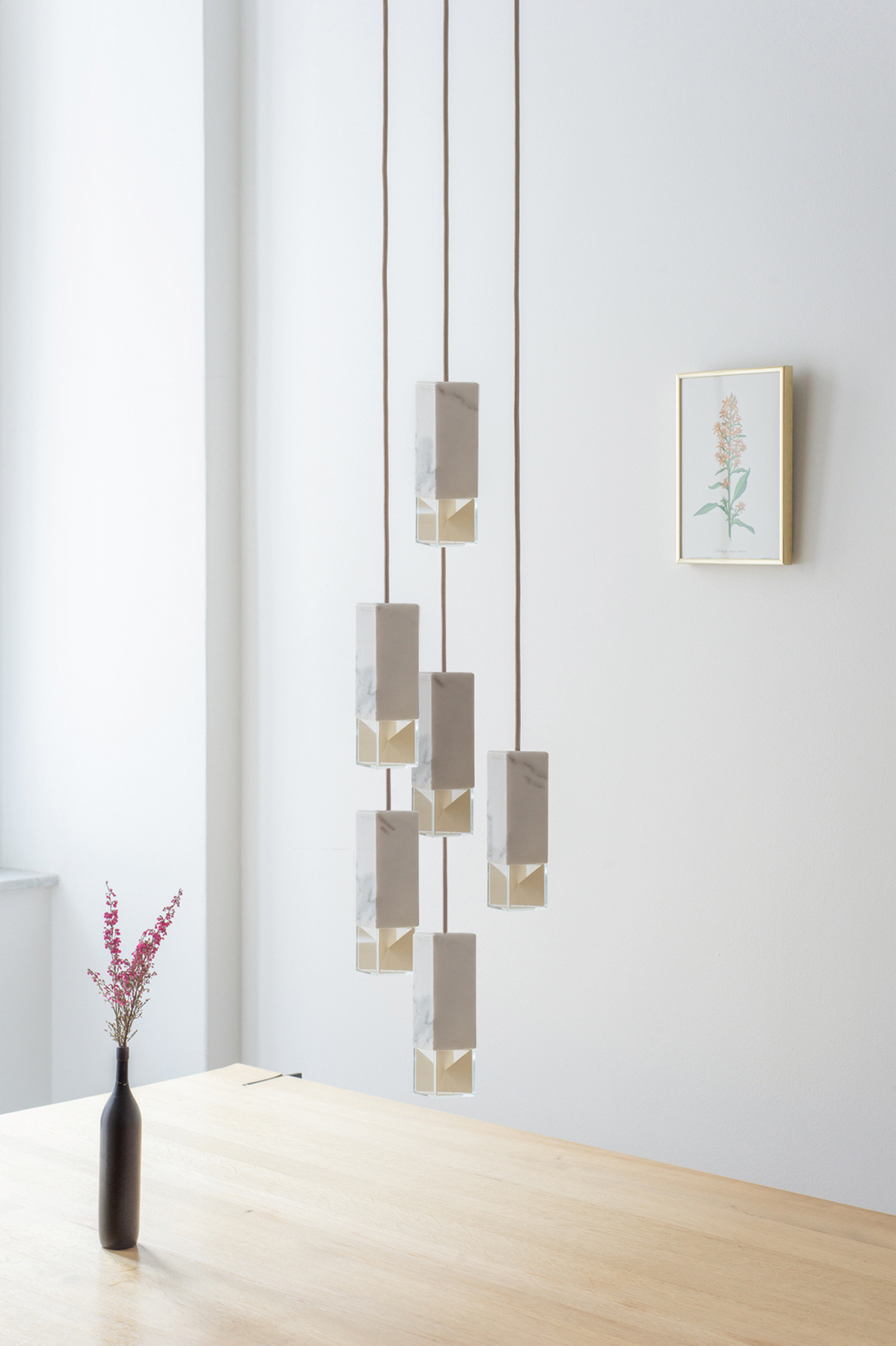 Lamp/ One Marble  6- Light Chandelier lifestyle image