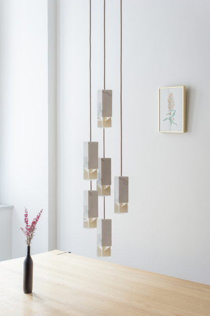 Lamp/ One Marble  6- Light Chandelier lifestyle image