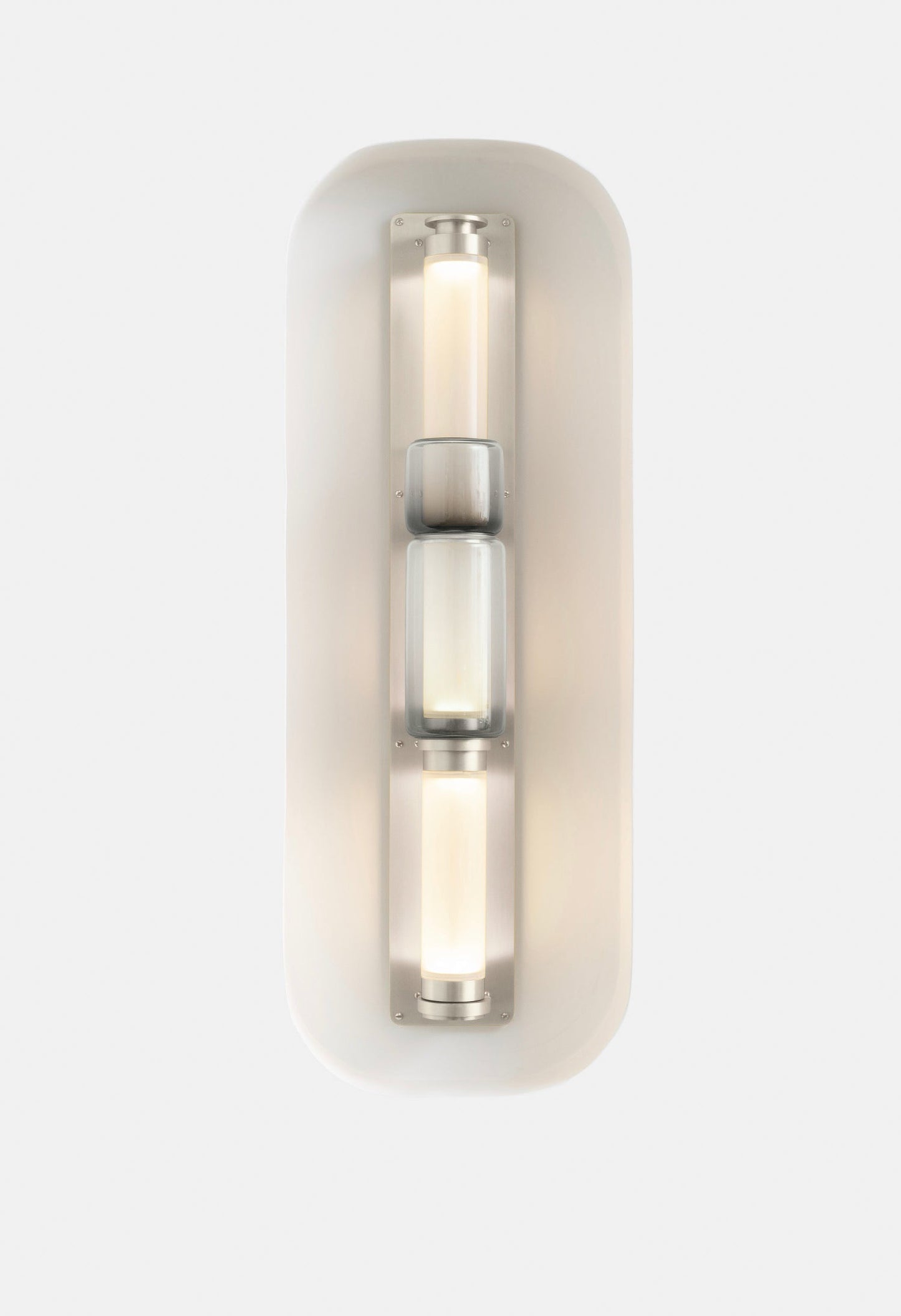 LUNA SCONCE WITH BEADS SATIN NICKEL SET 