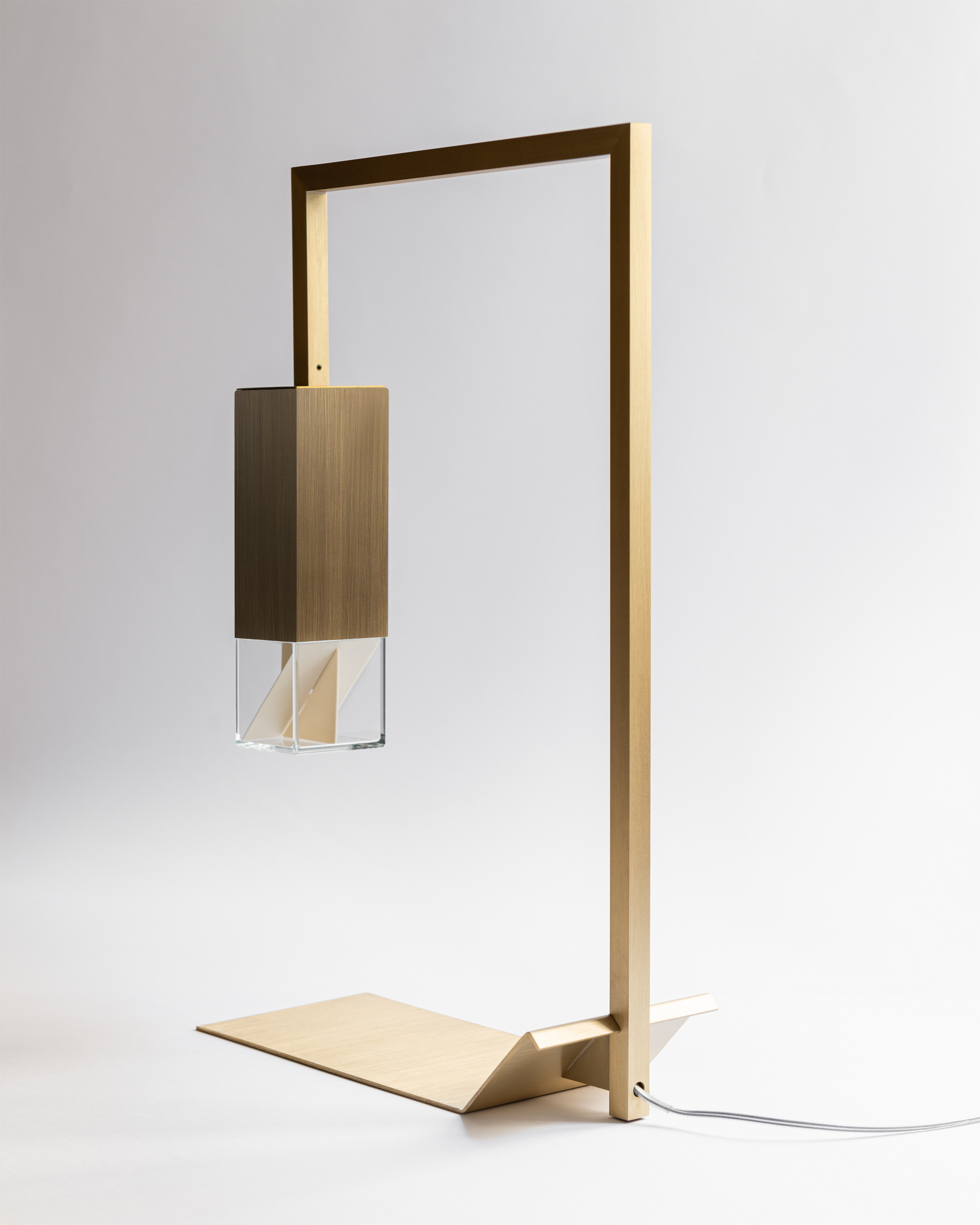 Lamp/ Two Brass Revamp 01 side view angled 