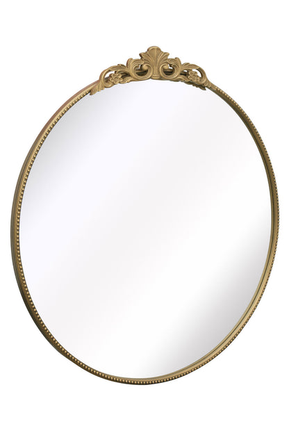 Regal Round Wall Mirror with Gold Metal Frame - 39" X 39" (100x100CM)-3