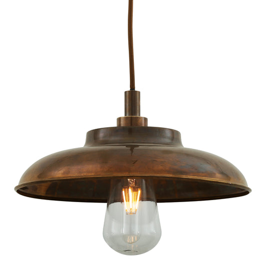 Darya Brass Factory Pendant Light IP65 Product Shot