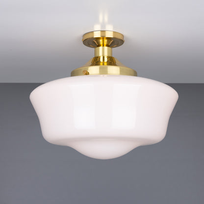 Schoolhouse Traditional Flush Ceiling Light 35cm Product Shot