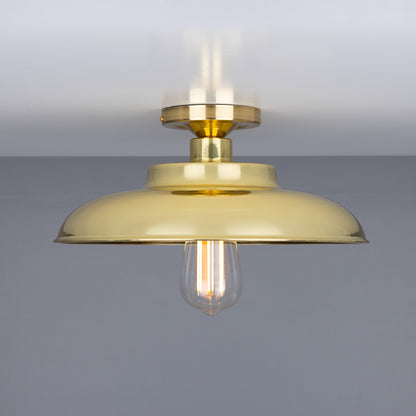 Telal Industrial Factory Flush Ceiling Light 32cm Product Shot