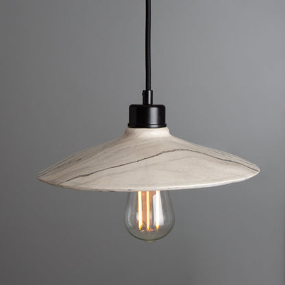 Pyrus Marbled Ceramic Pendant Light 28cm Product Shot