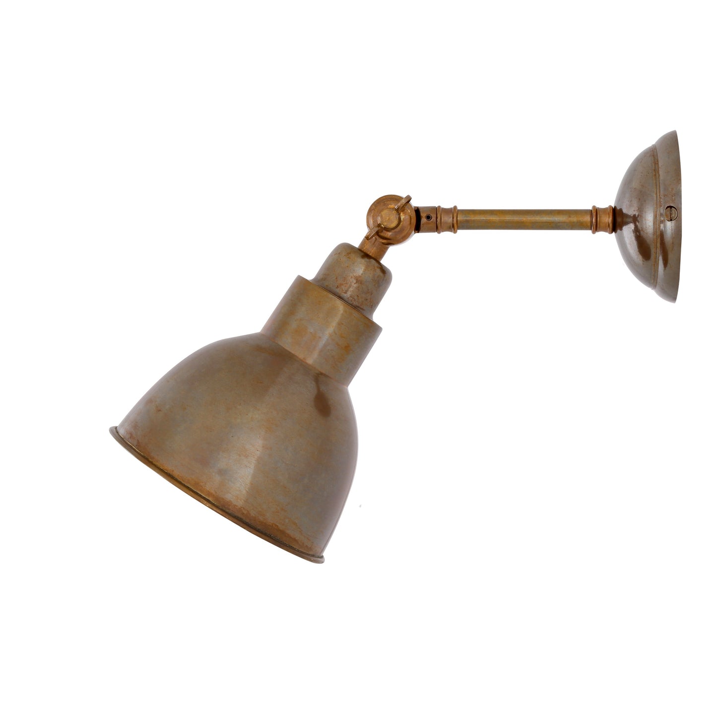 Baku Vintage Adjustable Brass Wall Light Product Shot