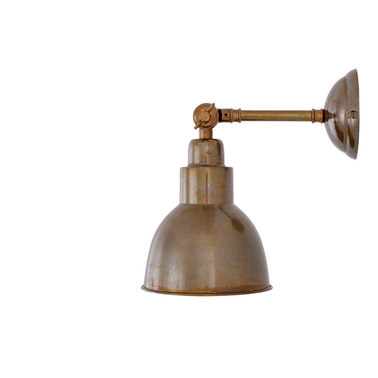 Baku Vintage Adjustable Brass Wall Light Product Shot