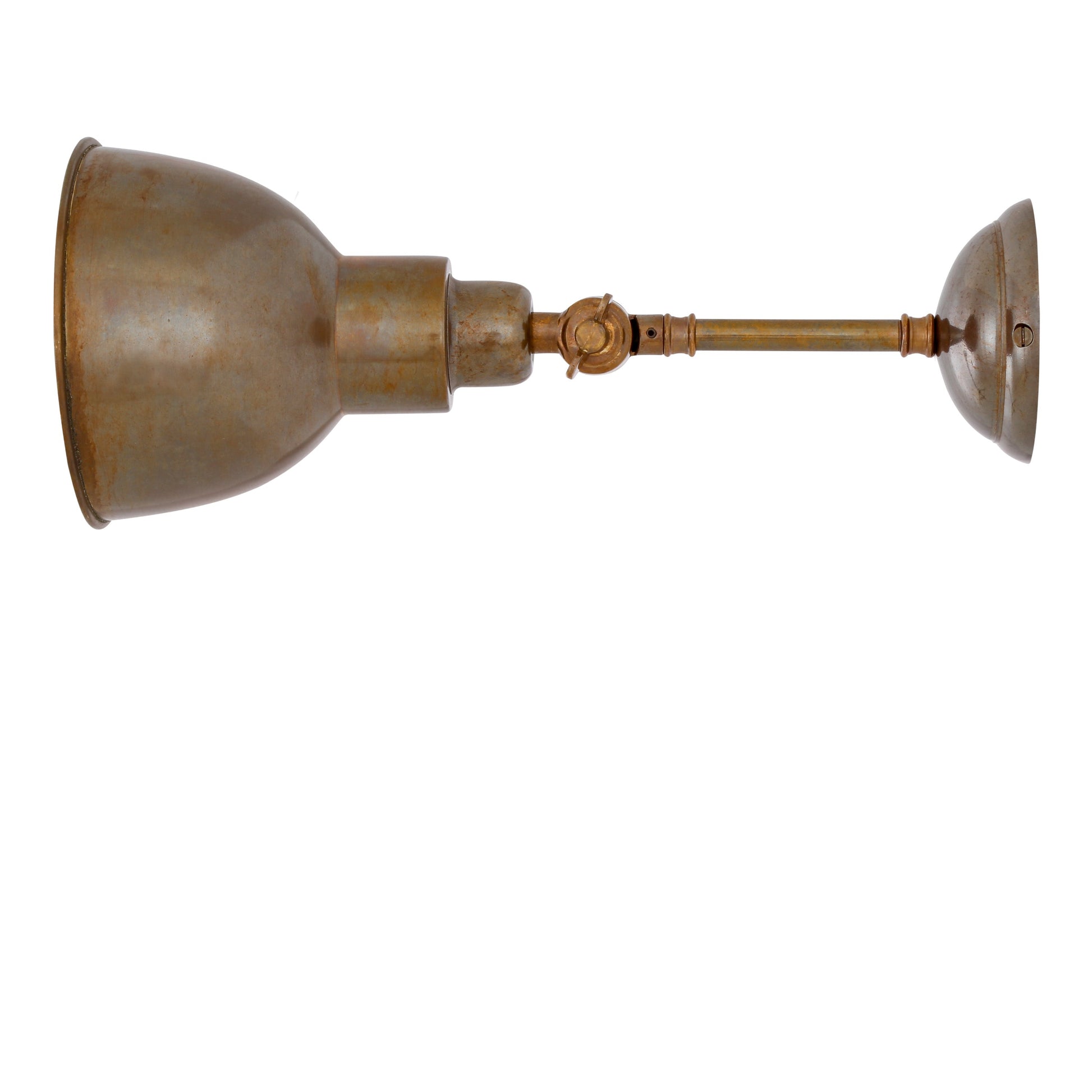 Baku Vintage Adjustable Brass Wall Light Product Shot