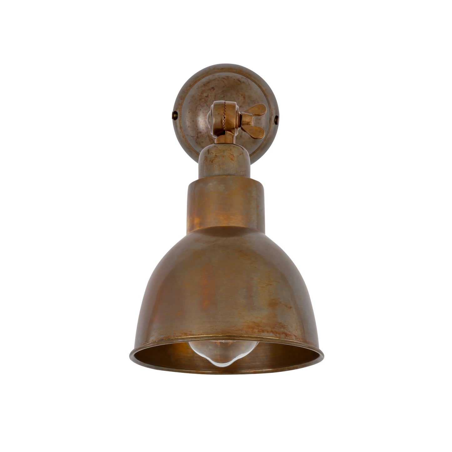 Baku Vintage Adjustable Brass Wall Light Product Shot