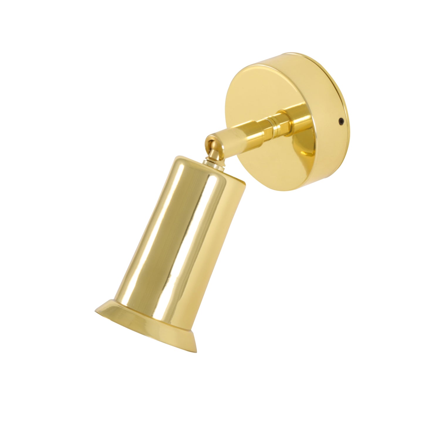 Jasper Modern Brass Wall Spotlight with Swivel