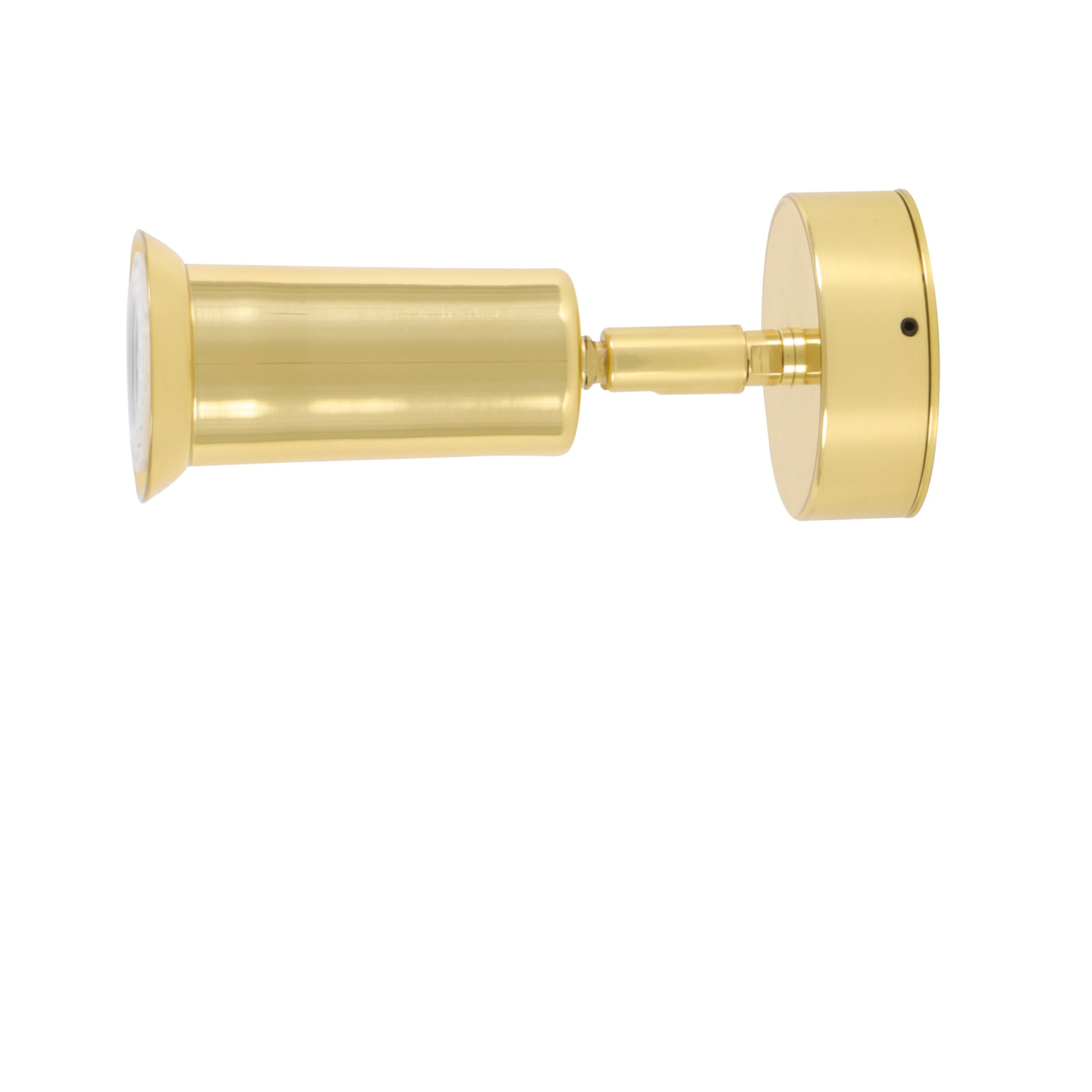 Jasper Modern Brass Wall Spotlight with Swivel Product Shot