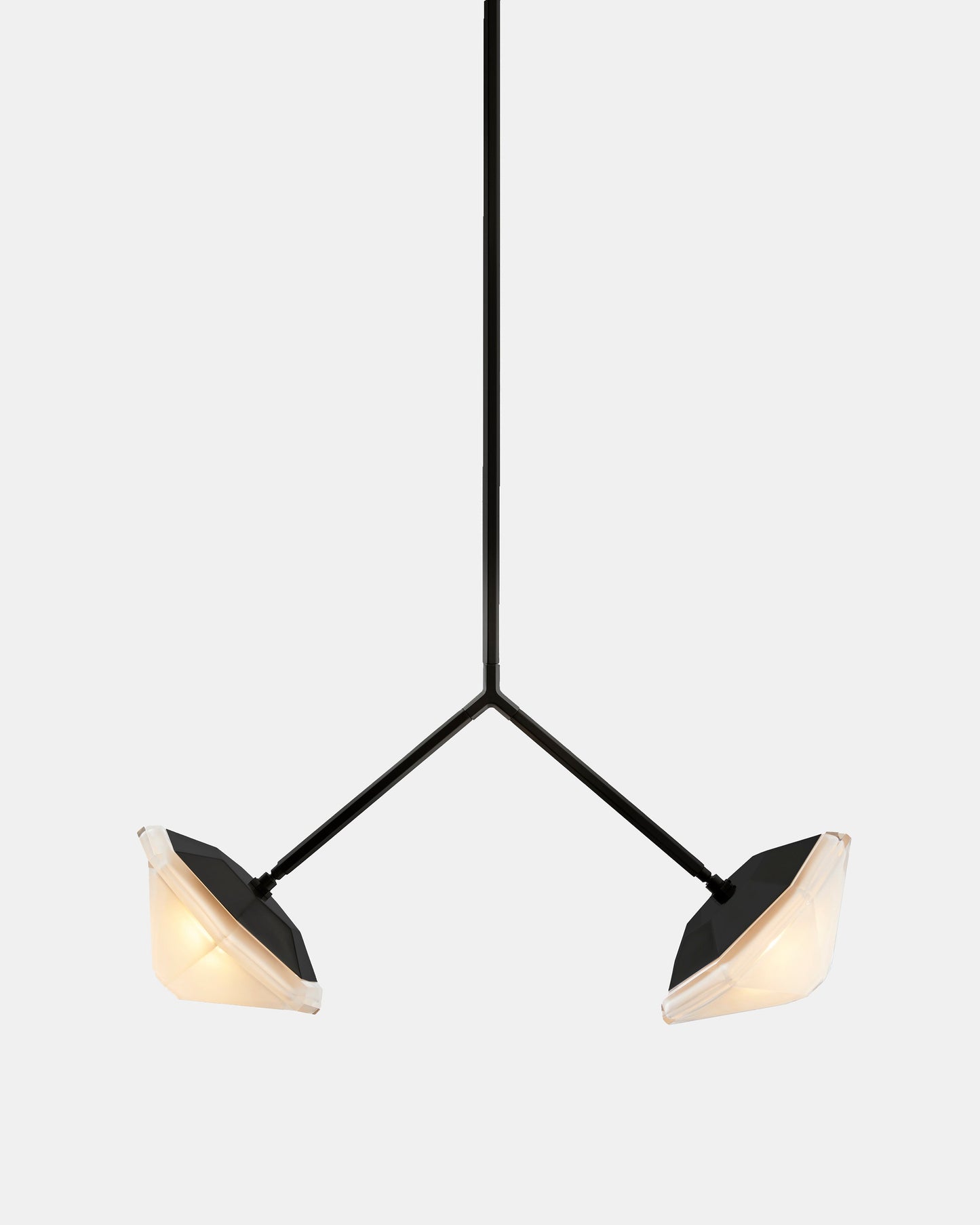 MYRIAD Wishbone Pendant Black