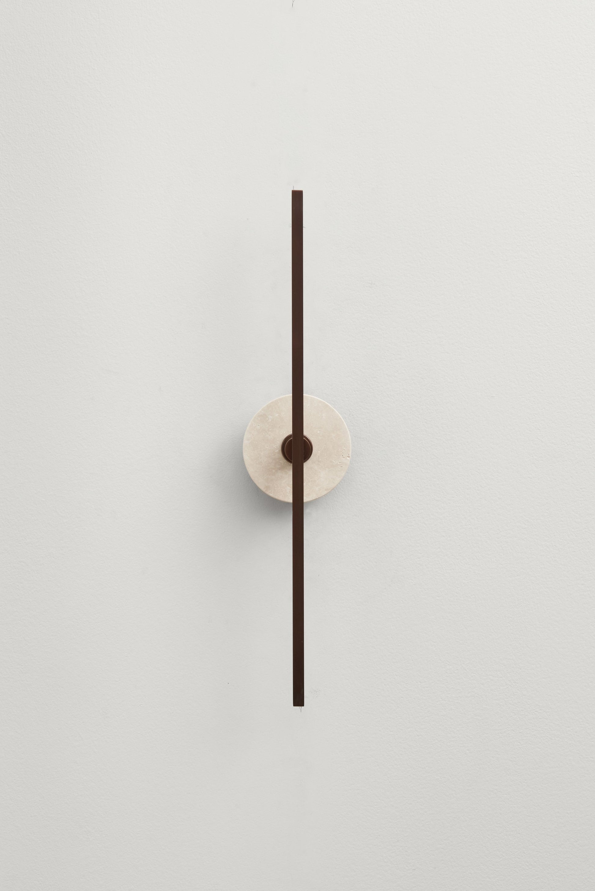 Stick Wall Light Travertine bronze, front