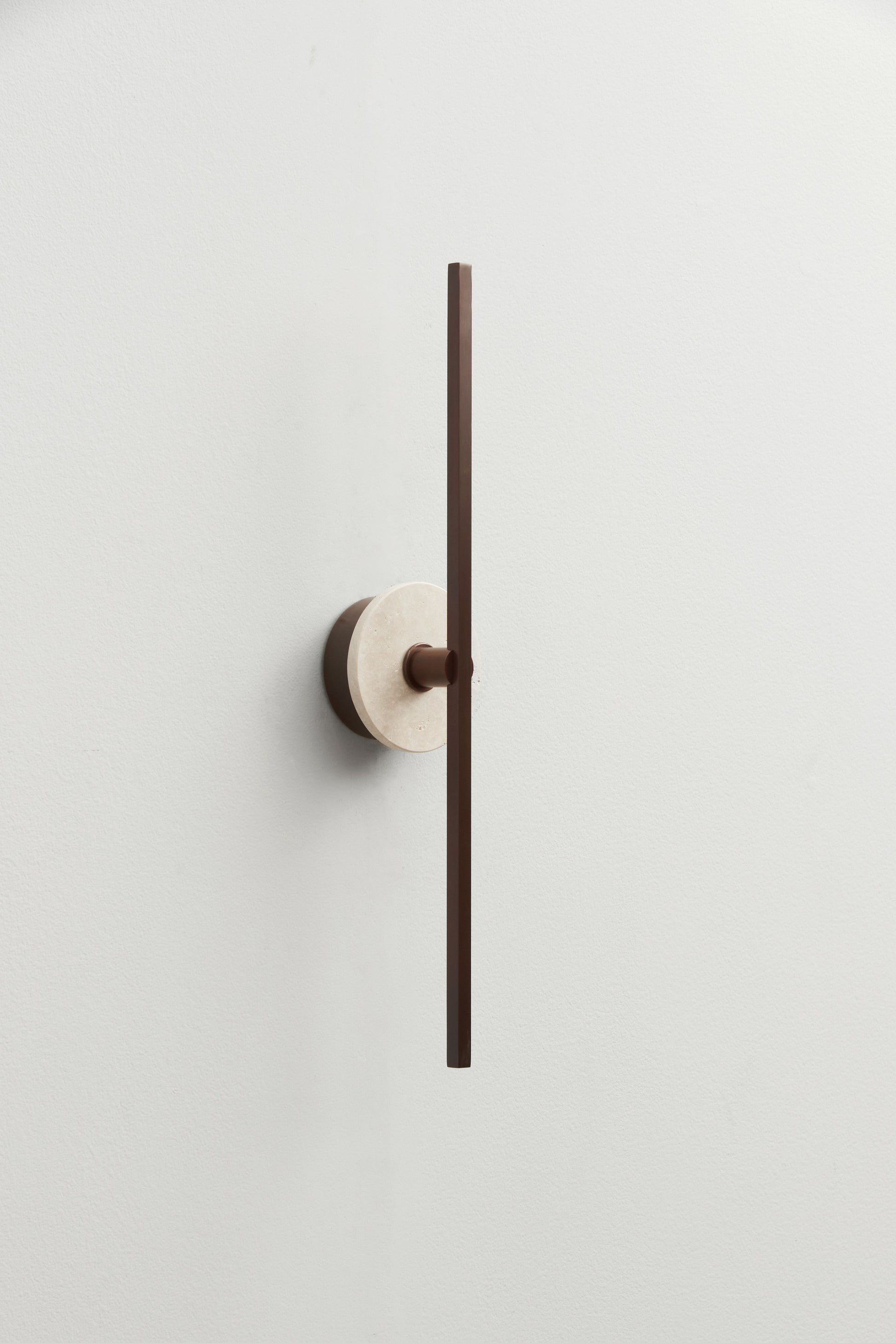 Stick Wall Light Travertine bronze, side