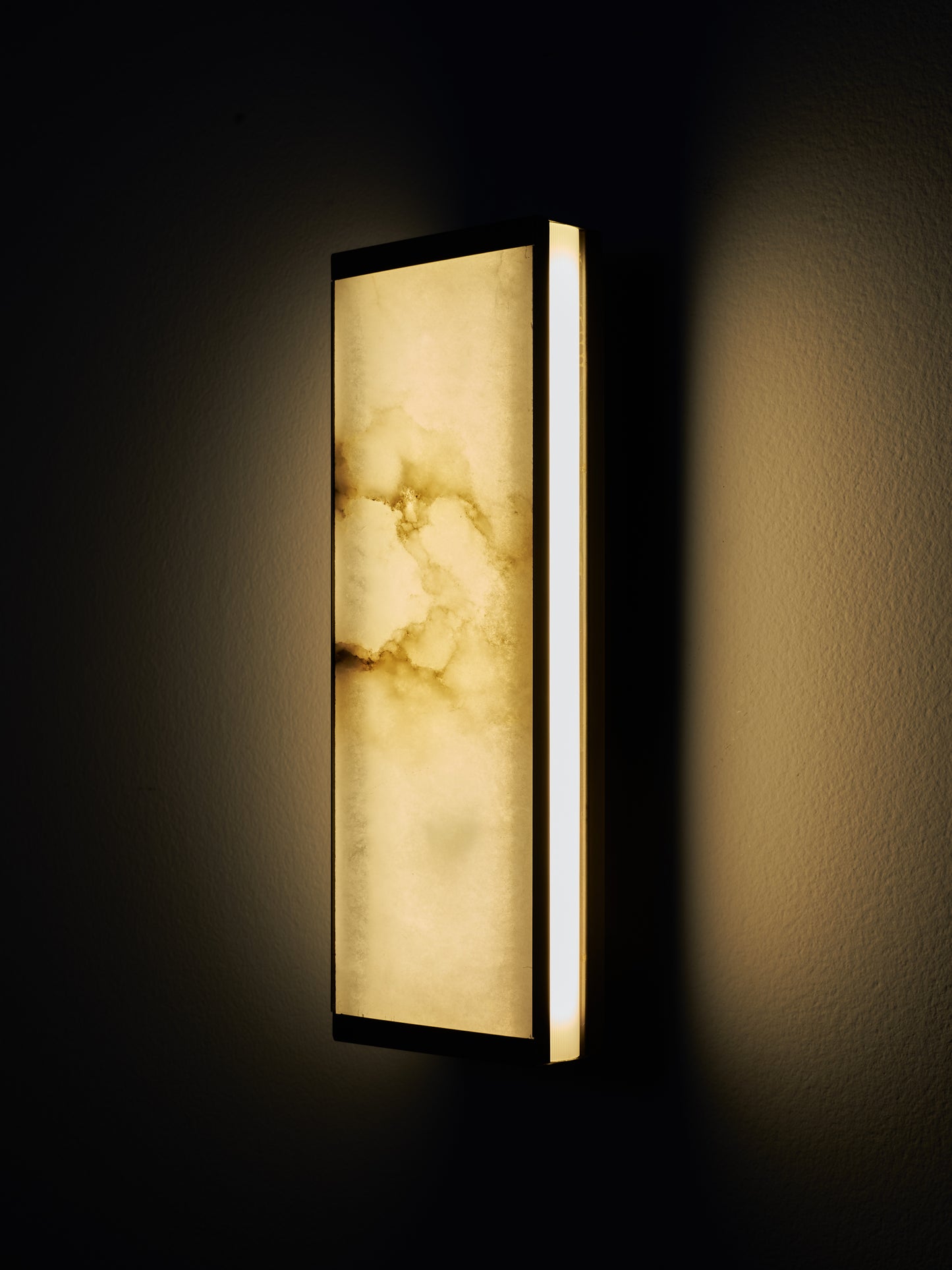 Tech Wall Light bronze, side on