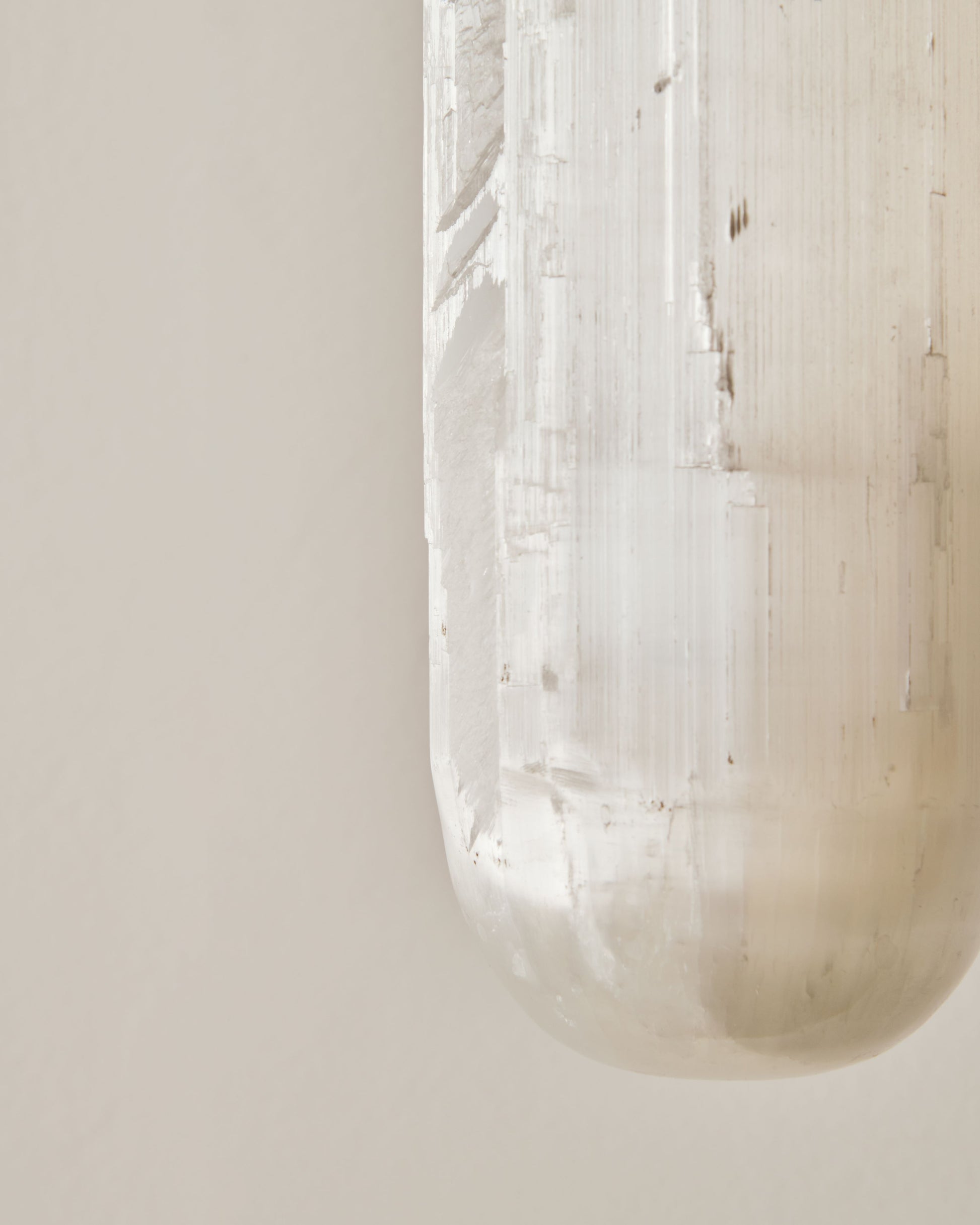 Selene Pendant Light, close up of light