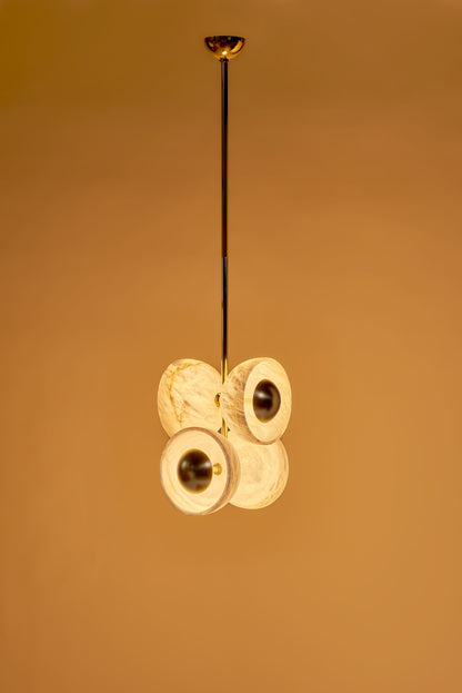 Butterfly Pendant Light Turned On