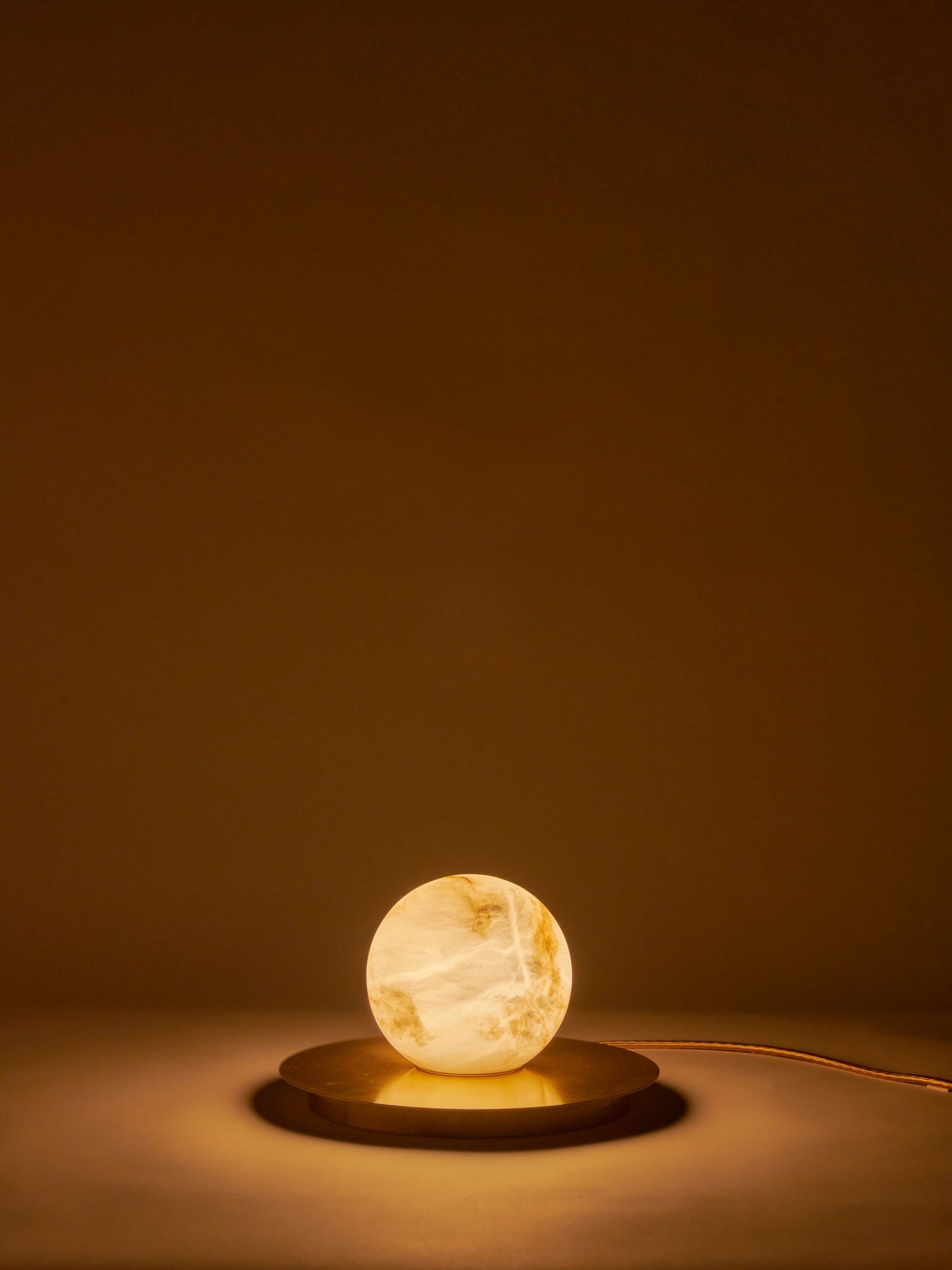 Mini Moon Table Lamp, front on 