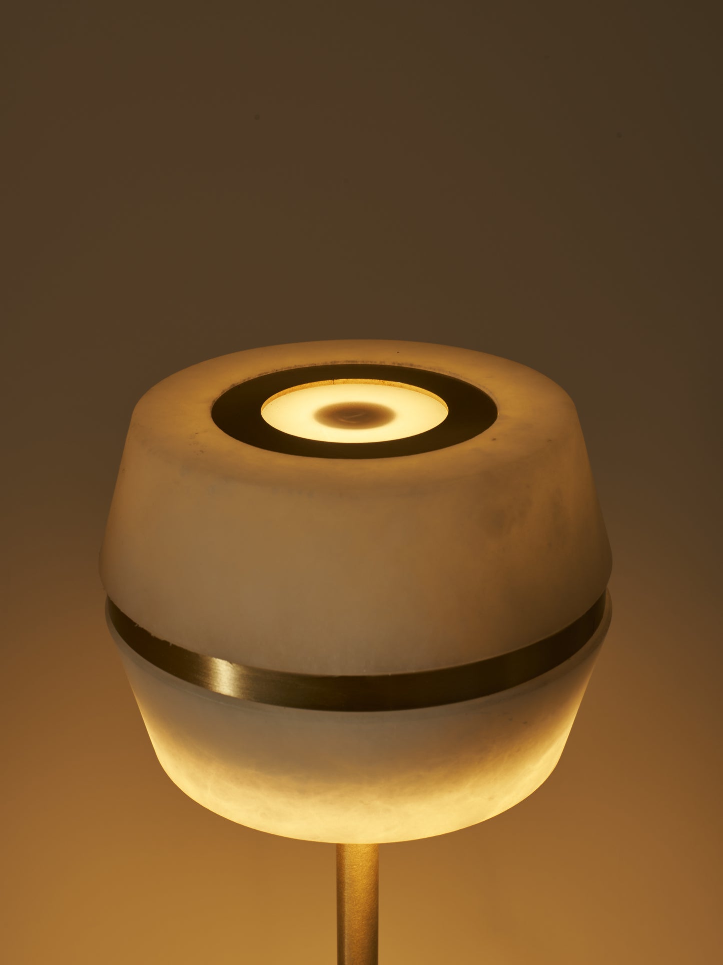 Tommy Wireless Table Lamp Turned On Detailed View