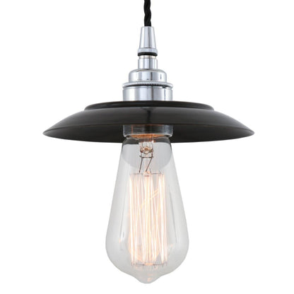 Reznor Industrial Brass Pendant Light