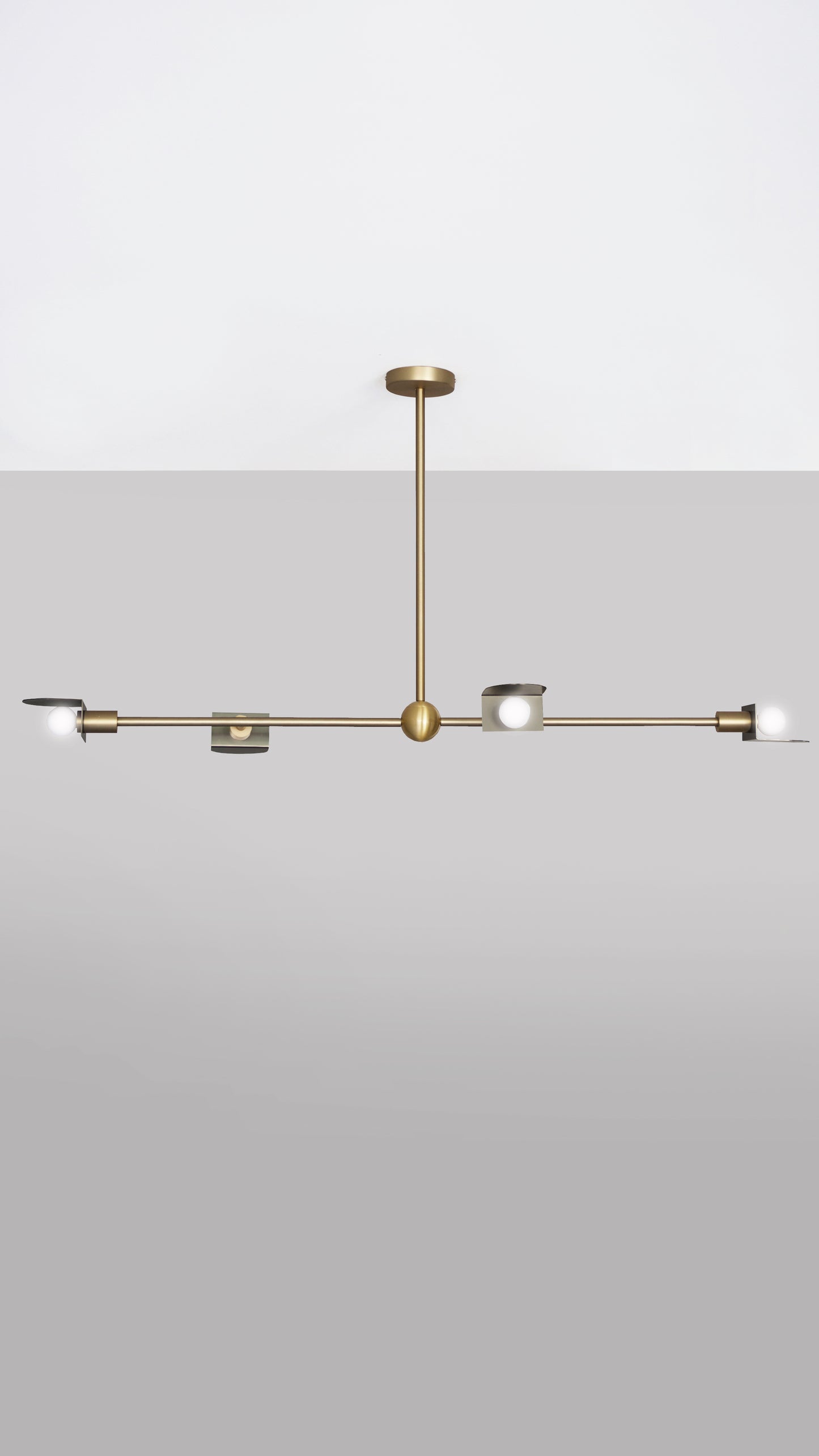 Route Pendant Light, front view.