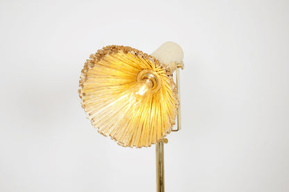 Pressed Wood Floor Lamp natural, close up of lamp 