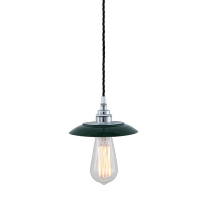 Reznor Industrial Brass Pendant Light