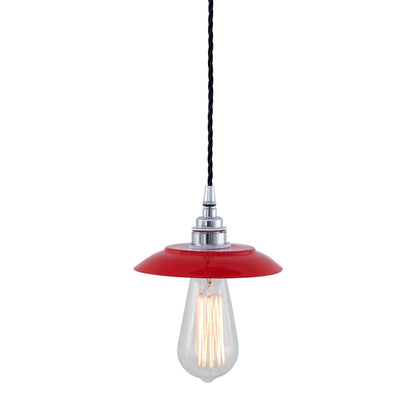 Reznor Industrial Brass Pendant Light