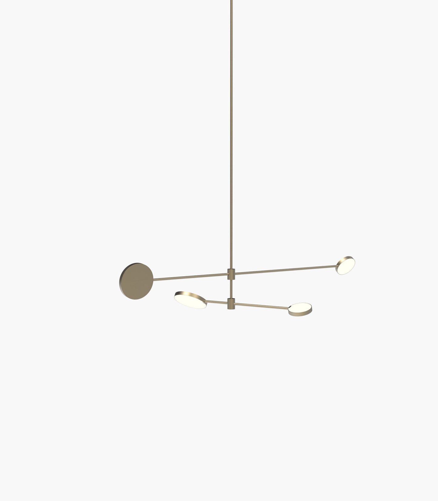 Motion S23-05 Pendant Light Burnished Brass front