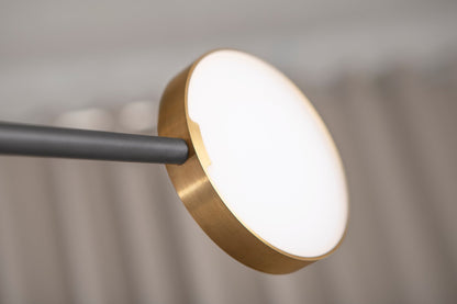 Motion S23-05 Pendant Light Burnished Brass/ Black close up